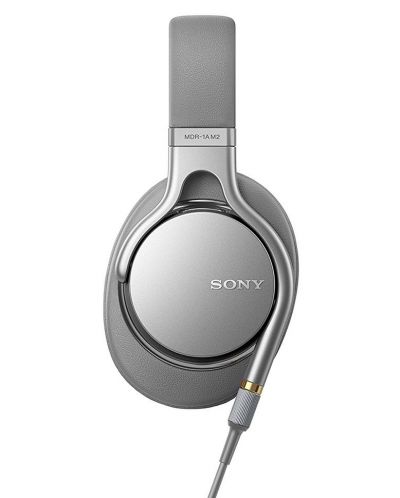 Căști cu microfon Sony - MDR-1AM2, argintii | Ozone.ro