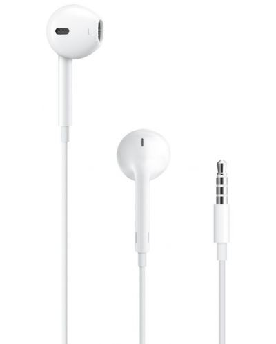 Casti cu microfon Apple - EarPods 3.5mm (2017), albe - 1