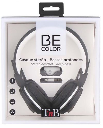 Casti cu microfon TNB - Be color, On-ear, albe - 3