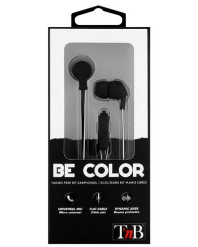 Casti cu microfon TNB - Be color, negre - 3