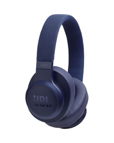 Casti cu microfon JBL - Live 500BT, albastre - 1