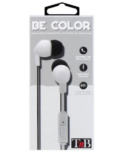 Casti cu microfon TNB - Be color, albe - 3