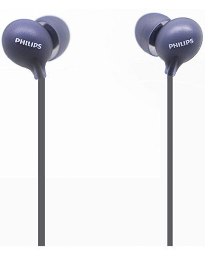Casti cu microfon Philips - SHE2405BK, negre - 3