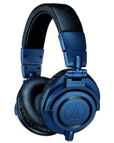 Căști Audio-Technica - ATH-M50xDS, neagră/albastră - 2