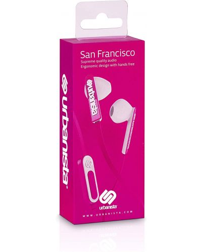 Casti cu microfon Urbanista - San Francisco, roze - 3