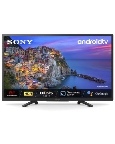 Smart TV Sony - KD32W800P1AEP, 32", LED LCD, HD, negru - 1