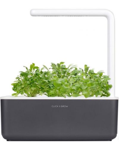 Smart ghiveci Click and Grow - Smart Garden 3, 8 W, gri - 1