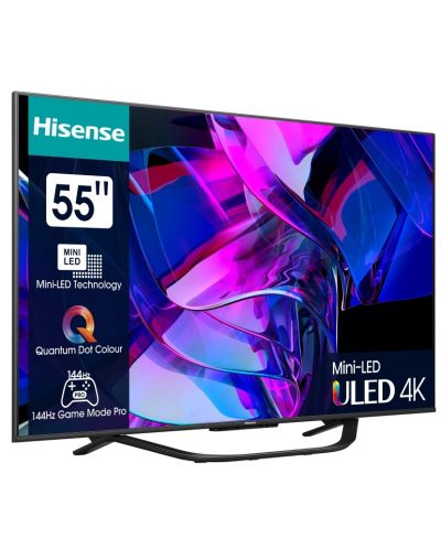 Smart TV Hisense - U7KQ, 55'', ULED, 4K, negru - 2