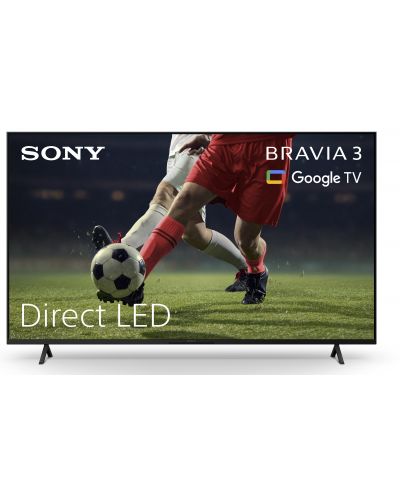 Smart TV Sony - BRAVIA 3 K50S39B.CEI, 50'', DLED, 4K, negru | Ozone.ro
