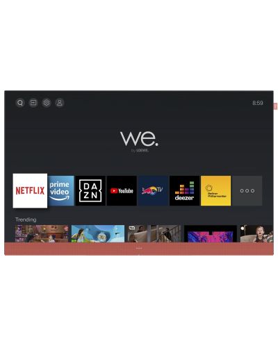 Smart TV Loewe - WE. SEE 50, 50'', LED, 4K, Coral Red - 4