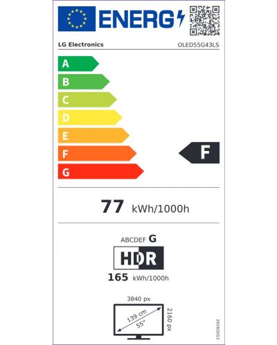 Smart TV  LG - OLED55G43LS, 55'', OLED, 4K, 100Hz, negru  - 6