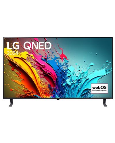 Smart TV  LG - 65QNED85T3C, 65'', QNED, 4K, 100Hz, argintiu  - 1