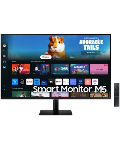 Smart monitor  Samsung - 32DM500, 32'', FHD, 60Hz, 4ms, VA, USB hub, negru  - 1