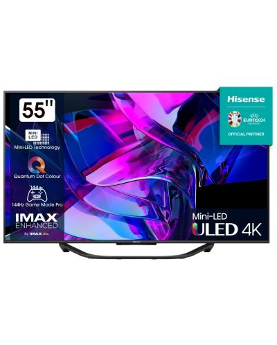 Smart TV Hisense - U7KQ, 55'', ULED, 4K, negru - 1