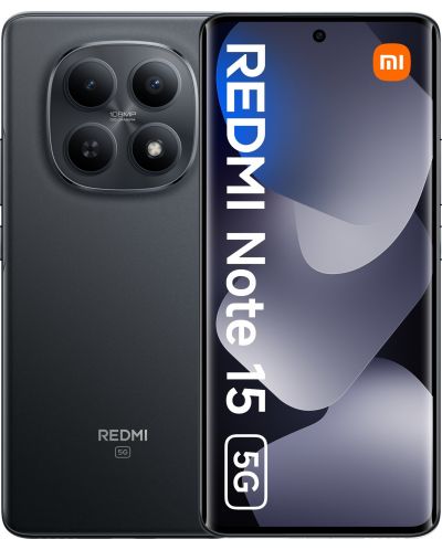 Smartphone Xiaomi - Redmi Note 15 5G, 6.77'', 8GB/256GB, Black