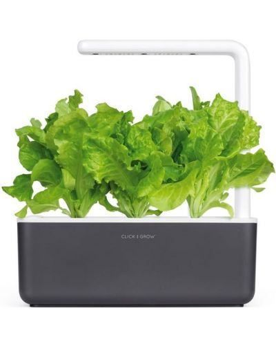 Smart ghiveci Click and Grow - Smart Garden 3, 8 W, gri - 6