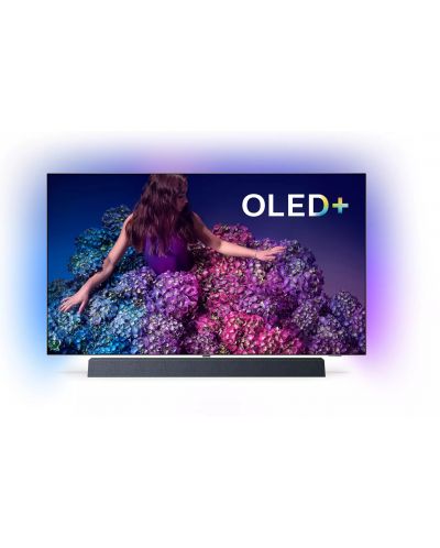 Smart televizor Philips - 65OLED934, 64.5", 4K UHD OLED+, negru - 1