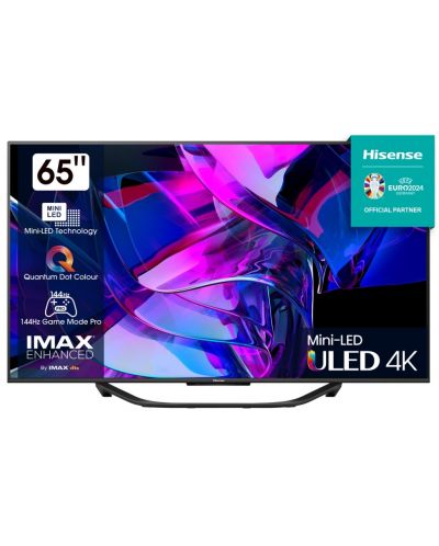 Hisense Smart TV - U7KQ, 65'', ULED, 4K, negru - 1