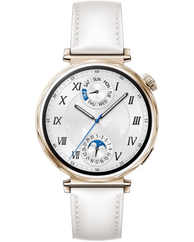 Smartwatch Huawei - Watch GT5, 1.32'', 41mm, White Leather | Ozone.ro