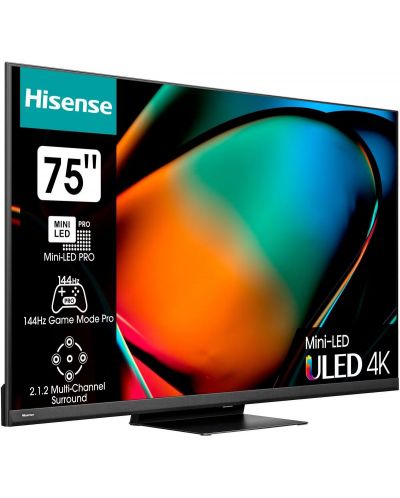 Смарт телевизор Hisense - U8KQ, 75'', UHD, ULED, negru - 2