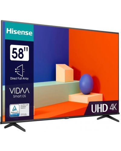 Televizor smart Hisense - 58A6K, 58'', DLED, 4K, negru - 3