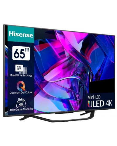 Hisense Smart TV - U7KQ, 65'', ULED, 4K, negru - 2