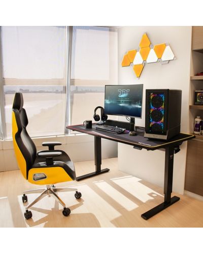 Birou de gaming smart Thermaltake - Toughdesk 350 RGB Electric, negru - 5