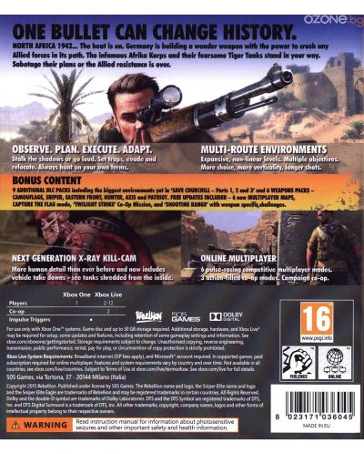 Sniper Elite 3 Ultimate Edition (Xbox One) - 5