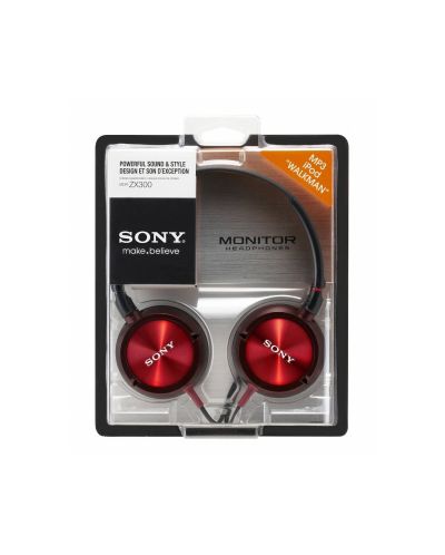 Casti Sony MDR-ZX300 - rosii - 2