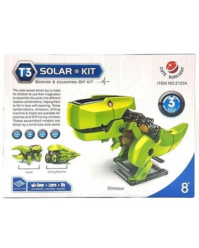 Robot solar 3 în 1 Raya Toys Solar Robot - Dinozaur - 2
