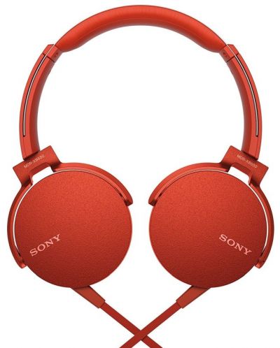 Casti Sony MDR-550AP - rosii - 2