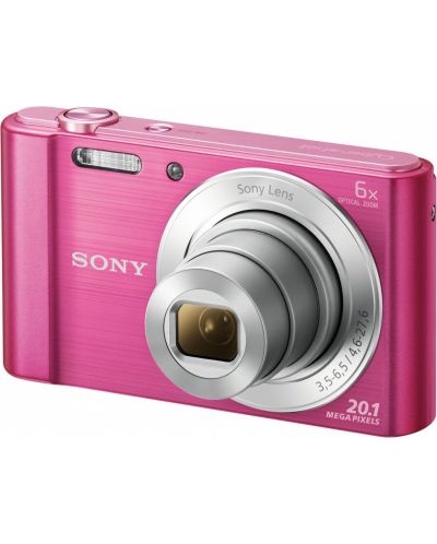 Aparat foto Sony Cyber Shot DSC-W810 pink + Transcend 8GB micro