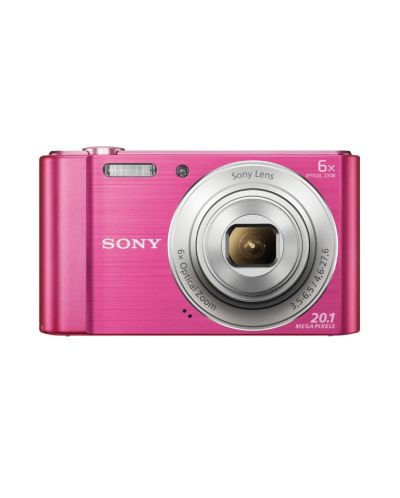 Aparat foto Sony Cyber Shot DSC-W810 pink + Transcend 8GB micro