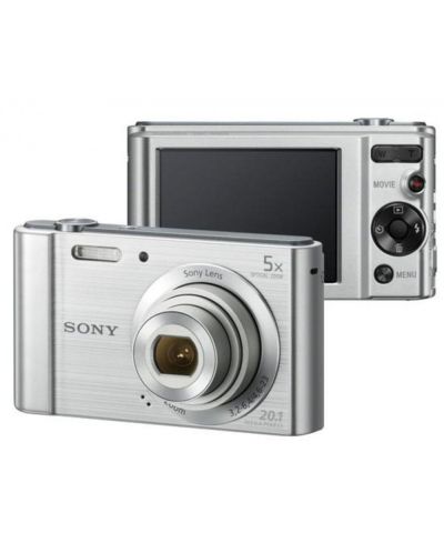 Cameră foto Sony Cyber Shot DSC-W800 silver | Ozone.ro