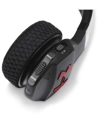 Căști wireless pentru sport JBL - Under Armour Sport, negre/rosii
