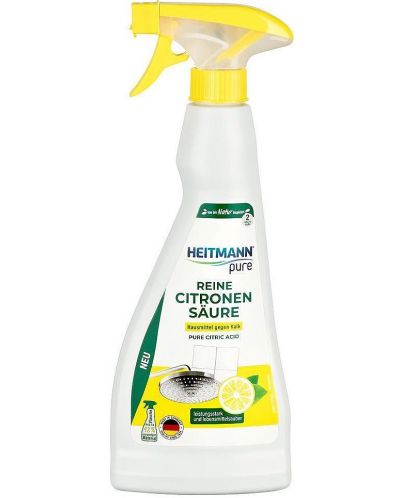Spray cu acid citric Heitmann - Pure, 500 ml, cu pompă - 1