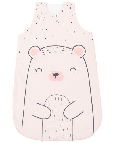 Sac de dormit KikkaBoo - Bear with me, 0-6 luni, Pink - 1