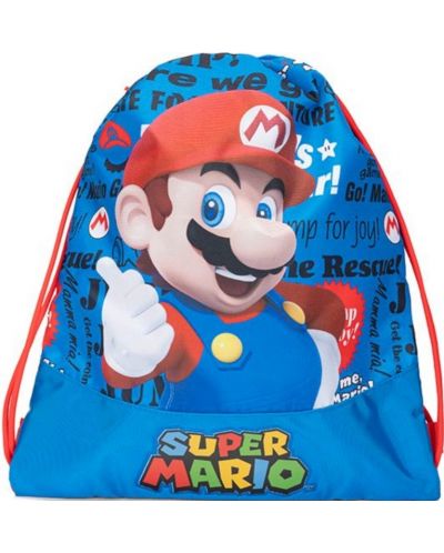 Panini Super Mario Sports Bag - Albastru - 1