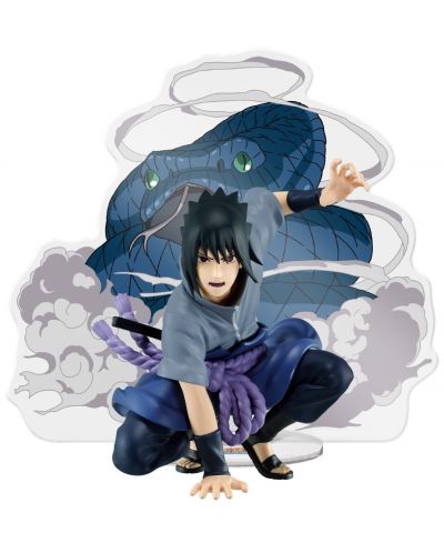 Statuetă Banpresto Animation: Naruto Shippuden - Uchiha Sasuke (Panel Spectacle), 9 cm - 5