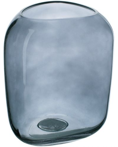 Vază de sticlă ADS - Albastru inchis, 17 x 15 x 20 cm - 3