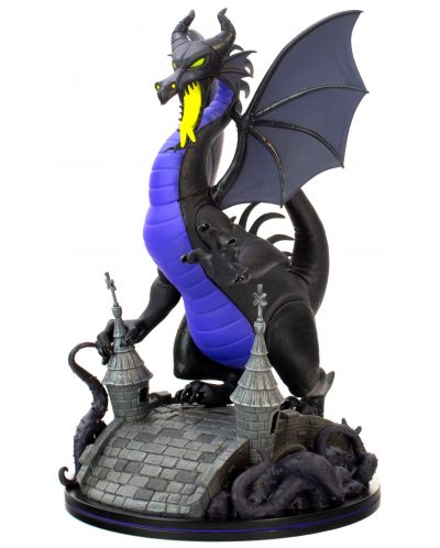 Statuetă  Quantum Mechanix Disney: Villains - The Maleficent Dragon (Q-Fig Max Elite), 22 cm - 2