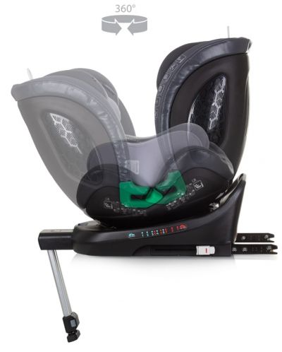 Scaun auto Chipolino - Maximus, 360°, I-Size, IsoFix, 40-150 cm, granit - 7