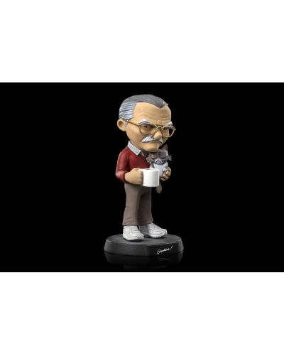 Figurină Iron Studios Icons: Stan Lee - Stan Lee with Grumpy Cat, 14 cm - 4