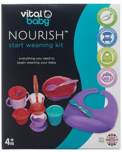 Set de hrănire Vital Baby Starter Purple - 3