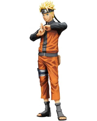 Figurină Banpresto Animation: Naruto Shippuden - Uzumaki Naruto (Grandista Nero) (Manga Dimensions), 27 cm - 4