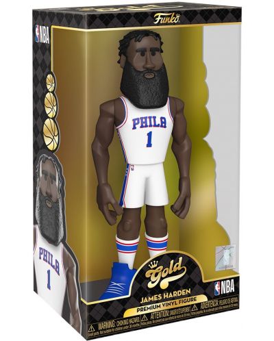 Statuetă Funko Gold Sports: Basketball - James Harden (Philadelphia 76ers), 30 cm - 3