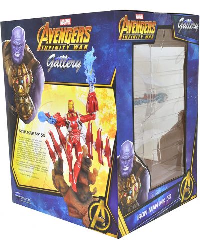 Statueta Select Marvel: Avengers - Iron Man (MK50), 23 cm - 4