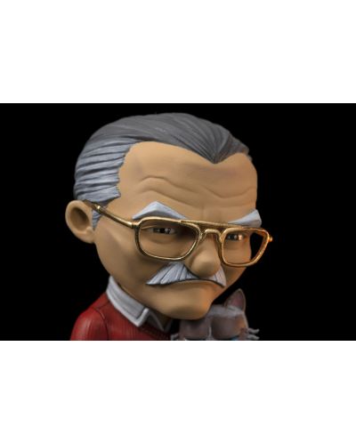 Figurină Iron Studios Icons: Stan Lee - Stan Lee with Grumpy Cat, 14 cm - 6