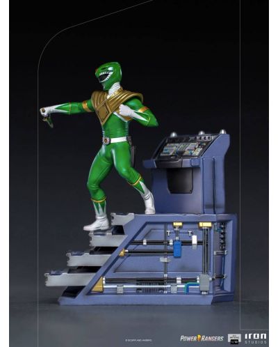 Statueta Iron Studios Television: Mighty Morphin Power Rangers - Green Ranger, 22 cm - 2