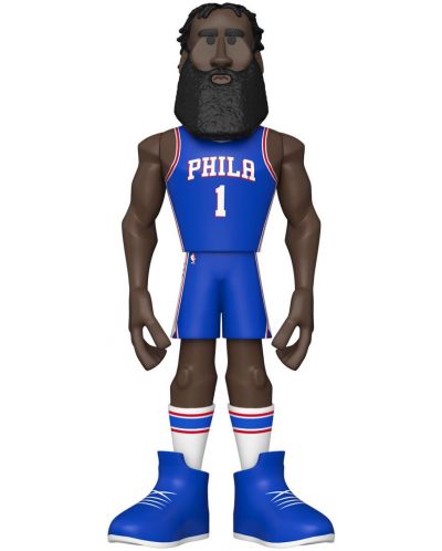 Statuetă Funko Gold Sports: Basketball - James Harden (Philadelphia 76ers), 30 cm - 4